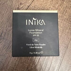 Inika Loose Mineral Foundation Joy SPF 25 - Black & Gold Packaging